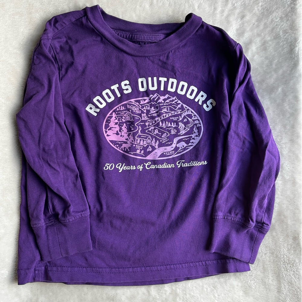 🏷️ 3/$40 🏷️ Roots Purple Kids Shirt
